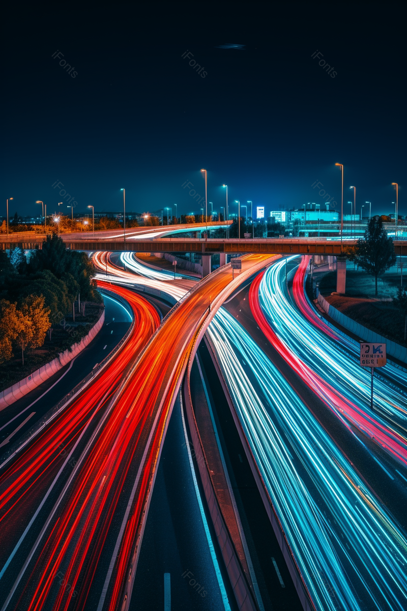 城市车流夜景城市道路摄影图,高清,摄影图,摄影图片,图片大全,摄影图免费下载